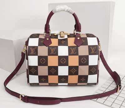 LV Patchwork 2020早春大棋盤格系列枕頭包40391 403