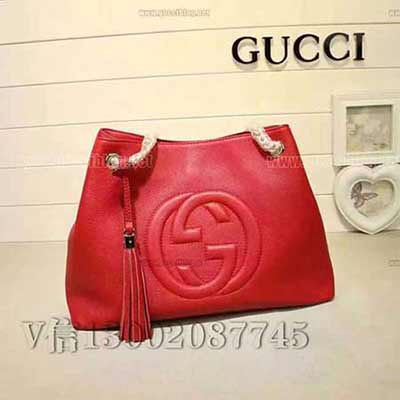 gucci專賣店品質(zhì)原單皮質(zhì) 308982大紅色 