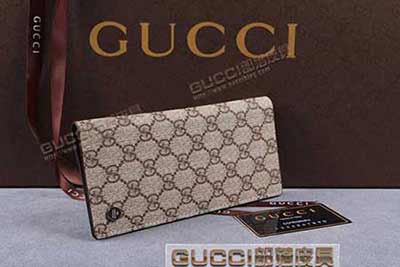 gucci 203841 啡PVC啡皮 古馳pvc錢包