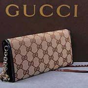 gucci 154185 杏布啡皮 古奇帆布