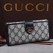 gucci 203552 藍(lán)珍珠PVC藍(lán)皮 古馳pvc錢(qián)包