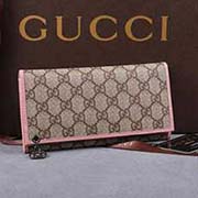 gucci 212109 啡PVC粉紅皮 古馳pvc