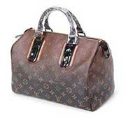 LV Speedy30真牛皮 時(shí)尚女包 手