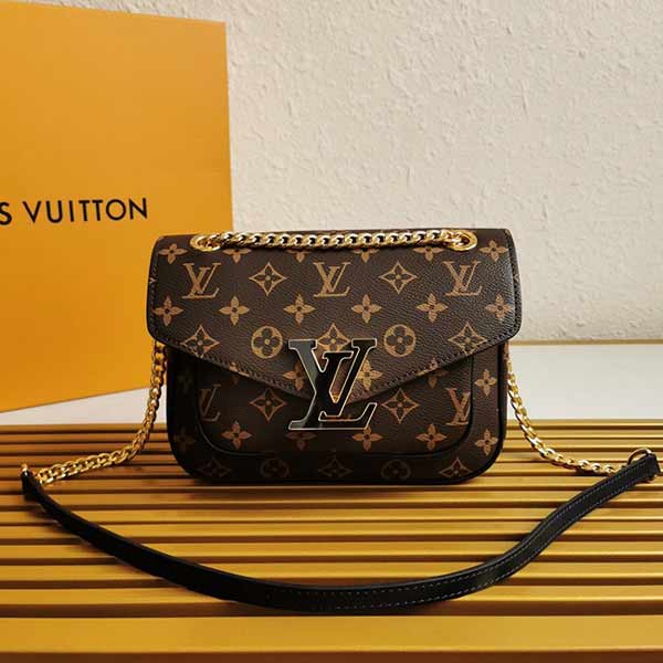 LV M45592PASSY 鏈條包 磁扣Chain Bag 鏈條包