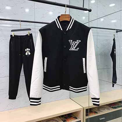 lv秋冬男裝新品時(shí)尚夾克棒球服外套