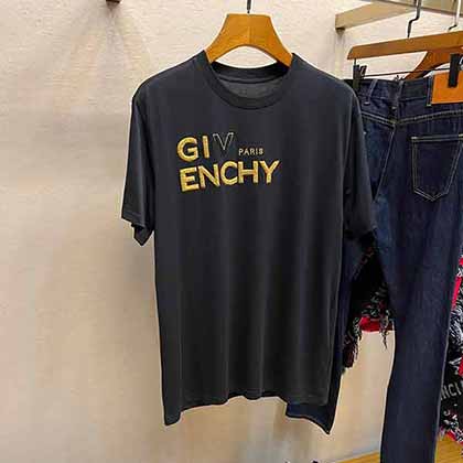 Givenchy刺繡工藝字母Logo男士純棉休閑