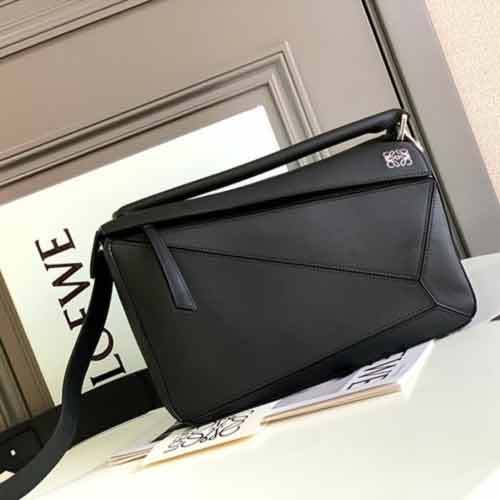 Loewe Puzzle Bag（中號(hào)29CM）小牛皮中號(hào)幾何包