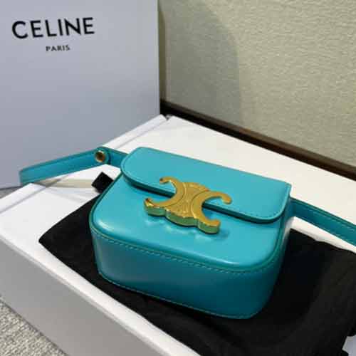 CELINE夏季新品女包耳機包歐美時尚迷你口紅包純色小方包