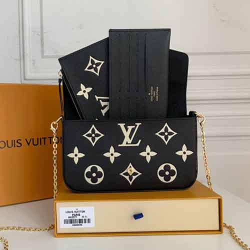 LV官網(wǎng)Monogram皮革Pochette Fé