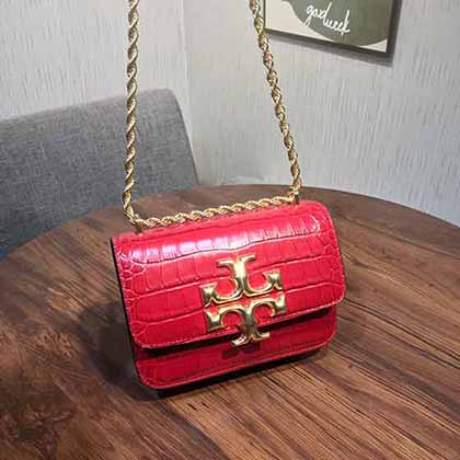 代購(gòu)Tory Burch tb女包 新款走秀款牛皮單肩斜